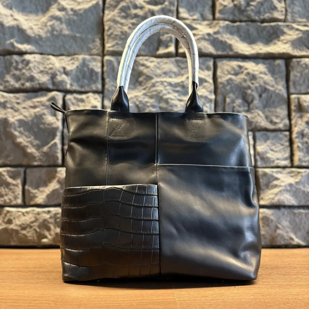 cornelian taurus parallel tote SP ブラック parallel tote MP / co22fwptm020 / cow leather – cornelian taurus