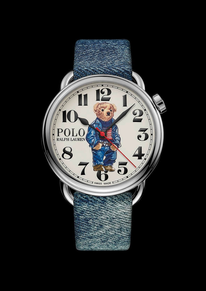 DENIM FLAG POLO BEAR WATCH