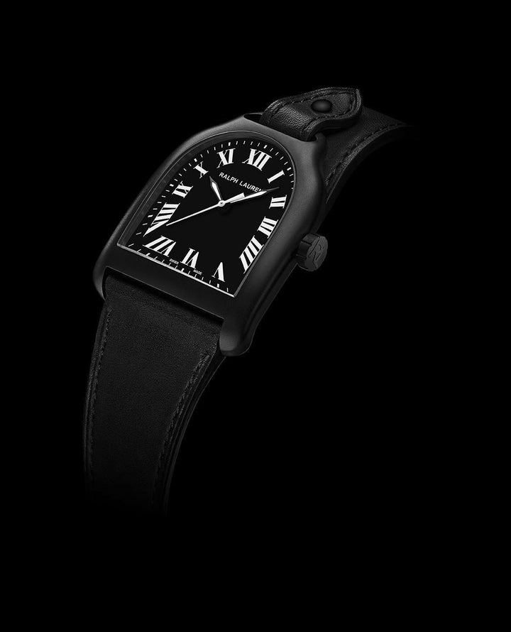 Stirrup Large Steel Black Finish Watch