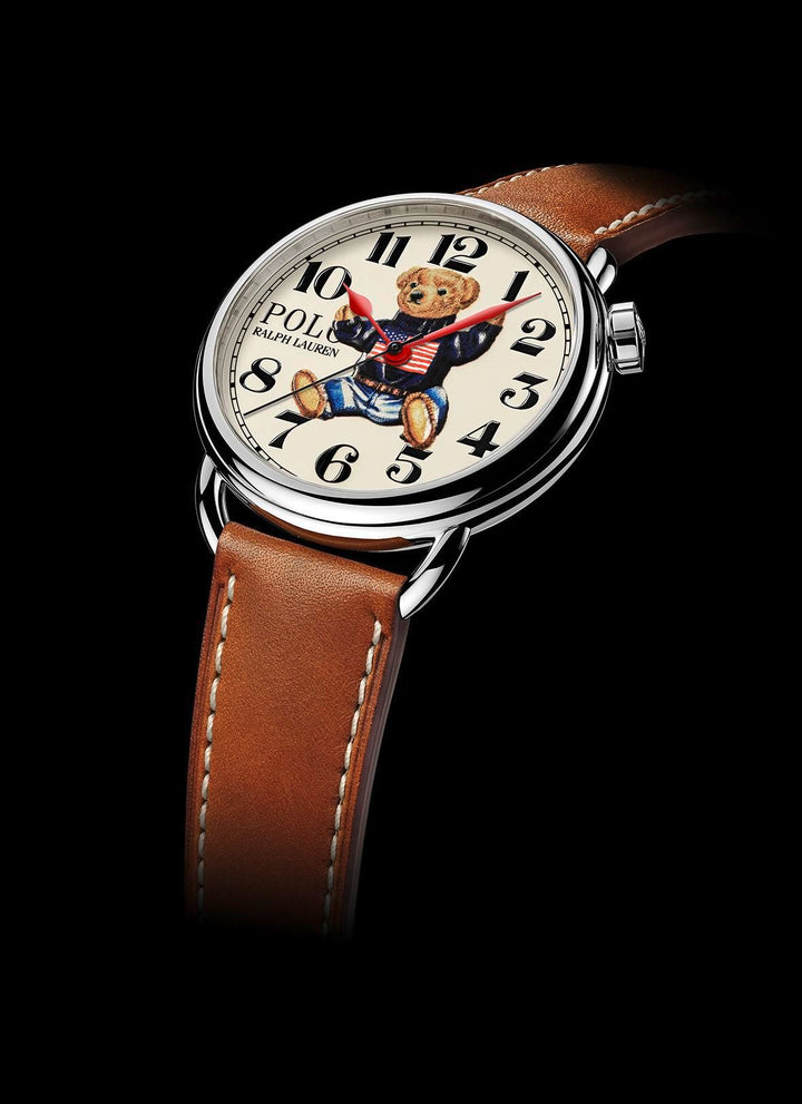 Sitting Polo Bear 42 MM Steel Watch