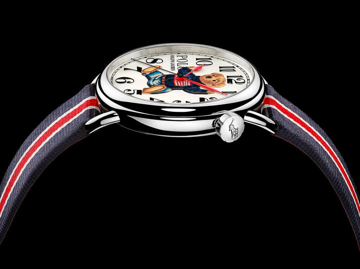 Sitting Polo Bear 42 MM Steel Watch