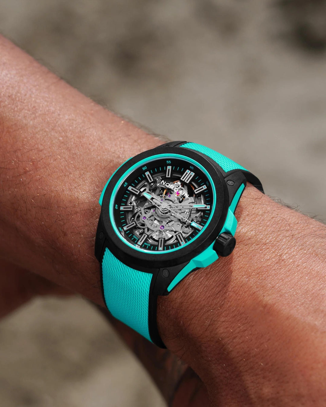 WILD ONE SKELETON 42MM Turquoise