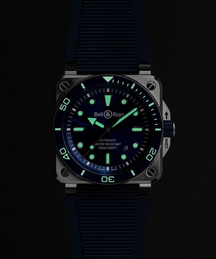 BR-03 DIVER BLUE STEEL