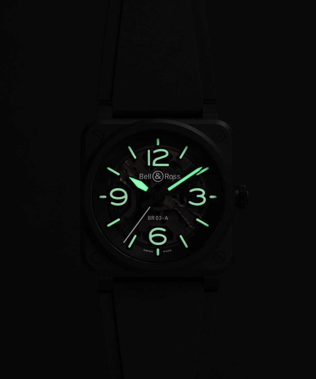 BR-03 SKELETON BLACK CERAMIC