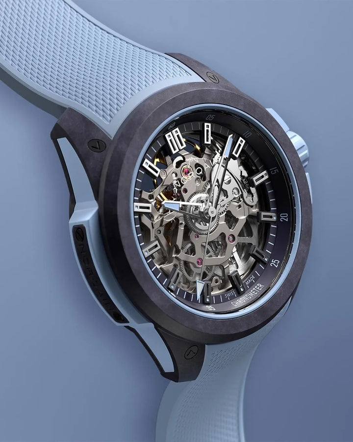 WILD ONE SKELETON 39mm PURPLE ICE BLUE