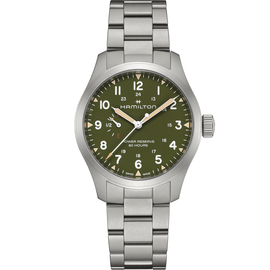 Khaki Field Mechanical Power Reserve H69509160
