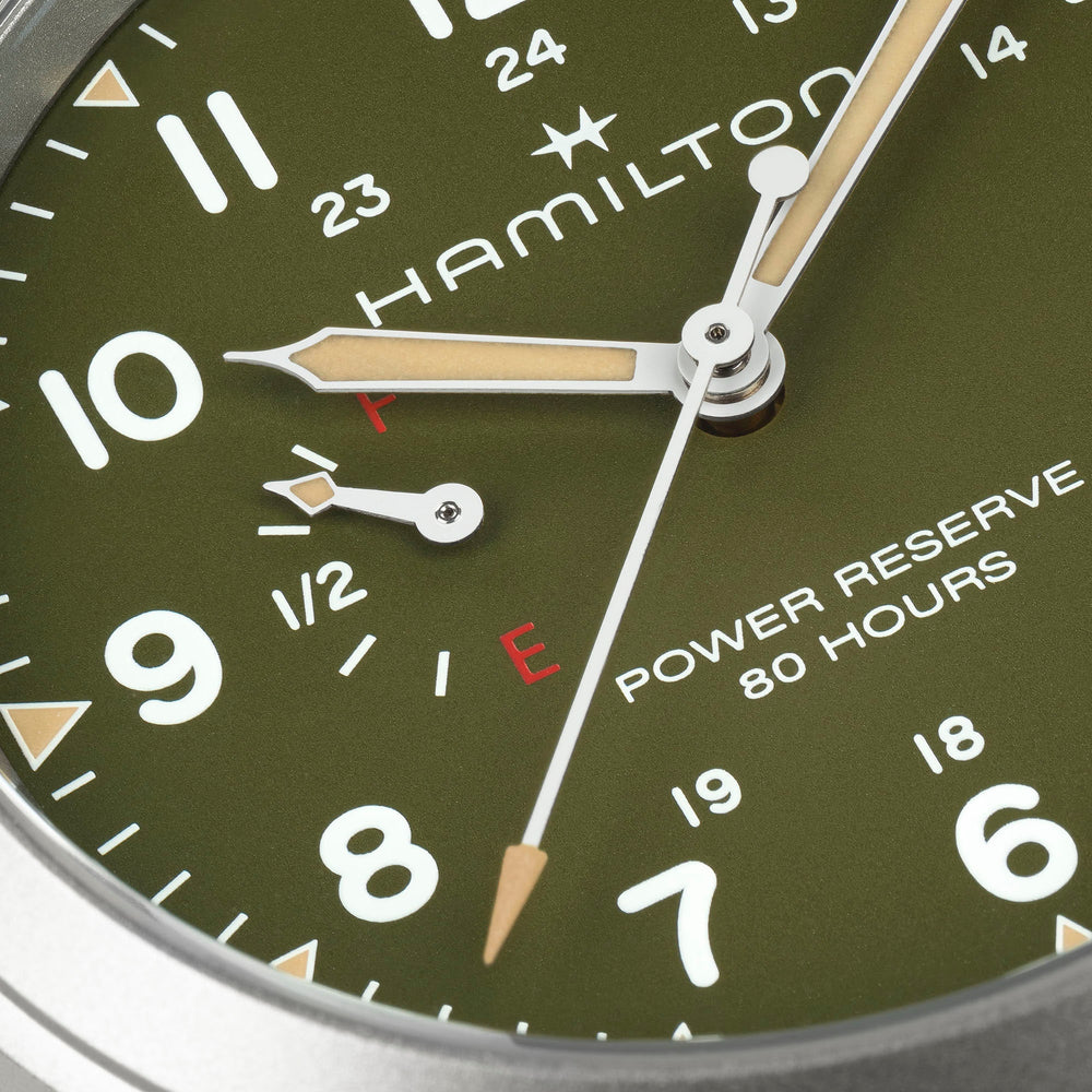 Khaki Field Mechanical Power Reserve H69509160
