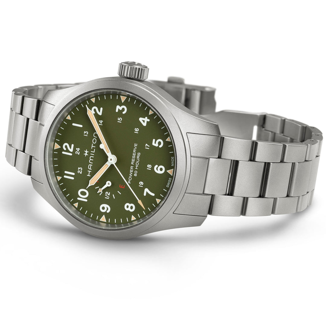 Khaki Field Mechanical Power Reserve H69509160