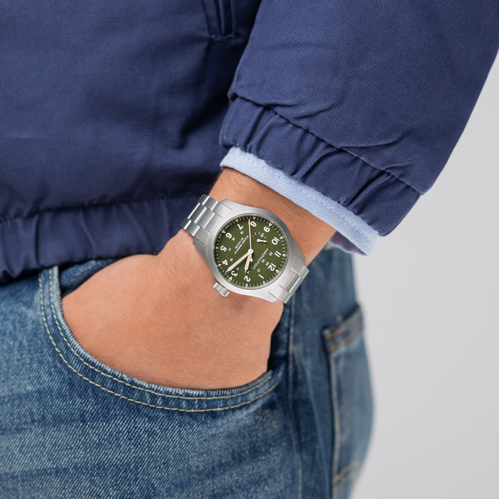 Khaki Field Mechanical Power Reserve H69509160