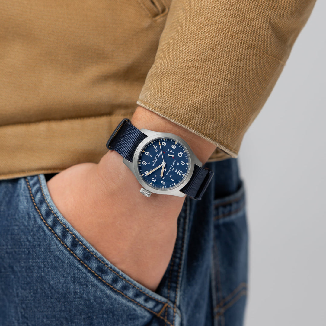 Khaki Field Mechanical Power Reserve H69509940